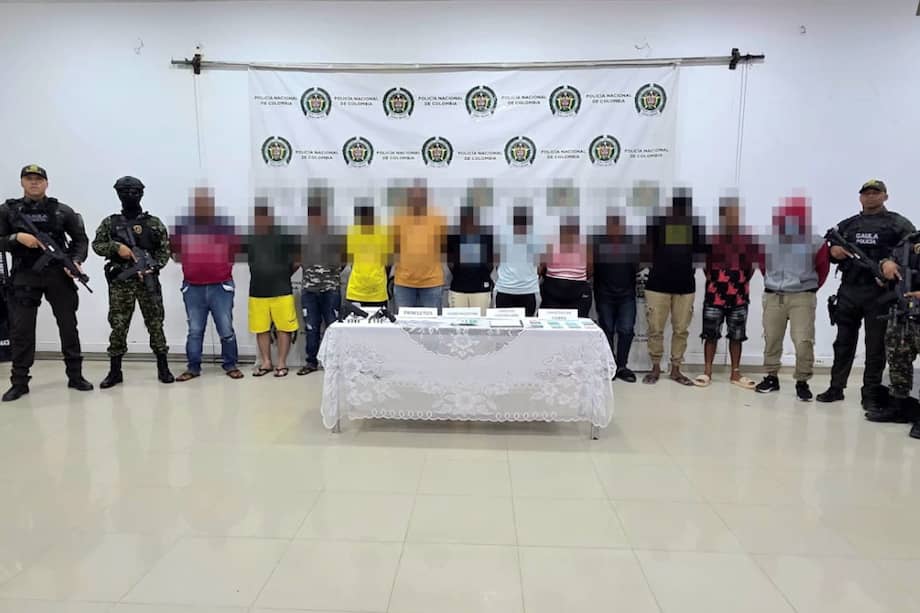 Las autoridades confirmaron la detención de 20 presuntos miembros del Clan del Golfo, cuatro de las disidencias de las Farc, siete de “Los Pachenca”, tres del ELN, cinco de organizaciones criminales y 117 de delincuencia común.