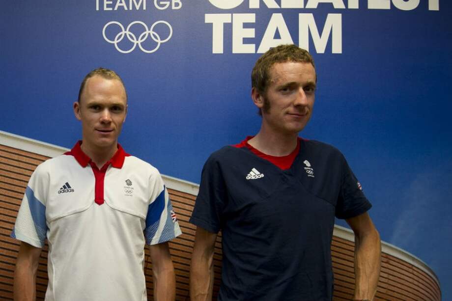 Bradley Wiggins y Chris Froome estuvieron dentro de la selección de ciclismo de Gran Bretaña en los Juegos Olímpicos. Foto: AFP