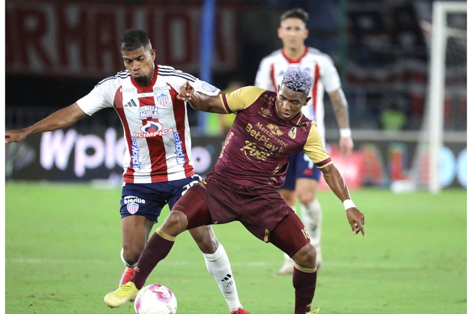 Junior y Tolima se enfrentan en la final de la Liga BetPlay.