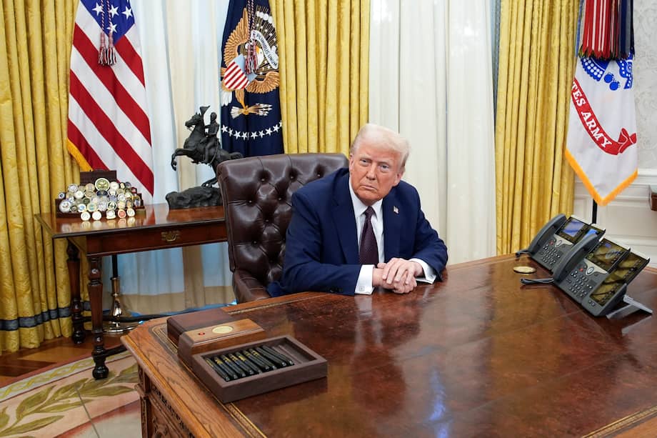 Donald Trump, presidente de Estados Unidos. /EFE/EPA/YURI GRIPAS / POOL