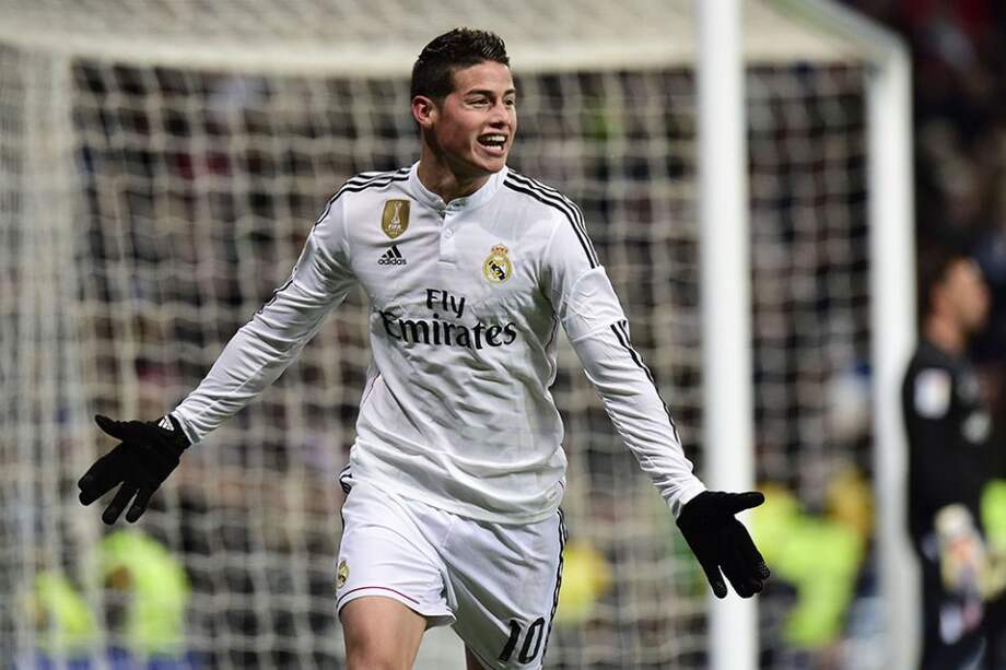 James Rodríguez, mediocampista del Real Madrid. Foto: AFP