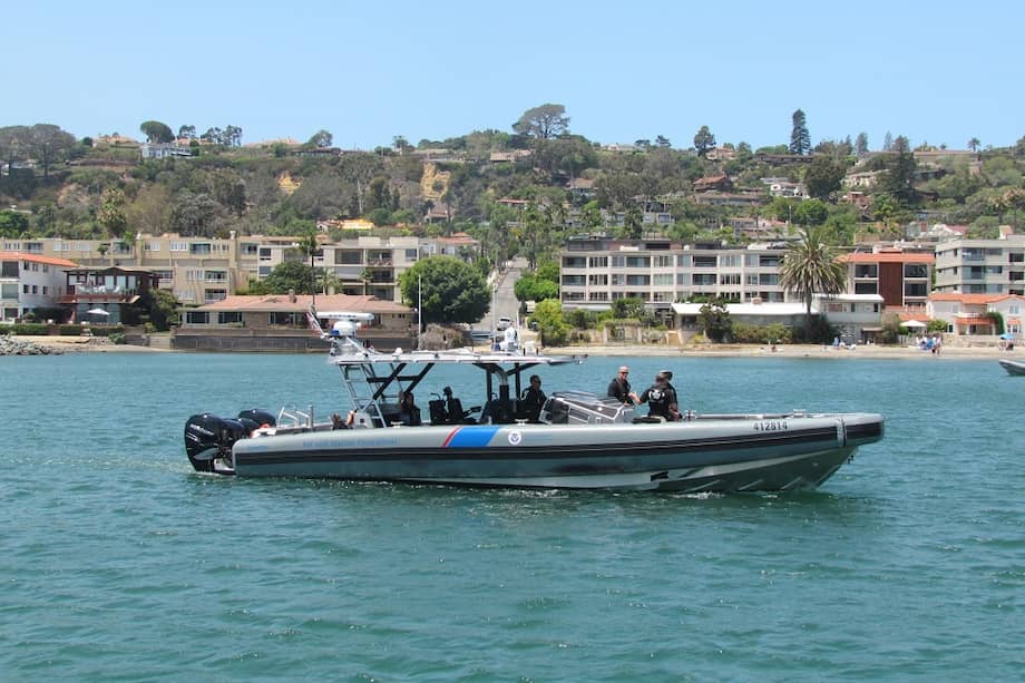 Una de las nuevas embarcaciones de la Oficina de Aduanas y Protección Fronteriza de Estados Unidos, presentadas hoy. / EFE