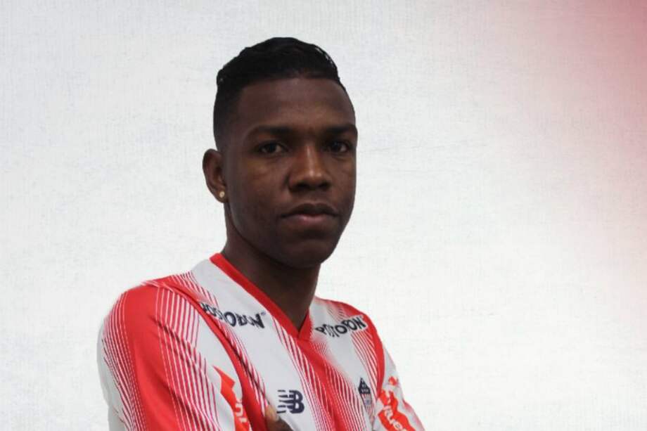 Róbinson Aponzá, nuevo jugador del Atlético Júnior. / @JuniorClubSA