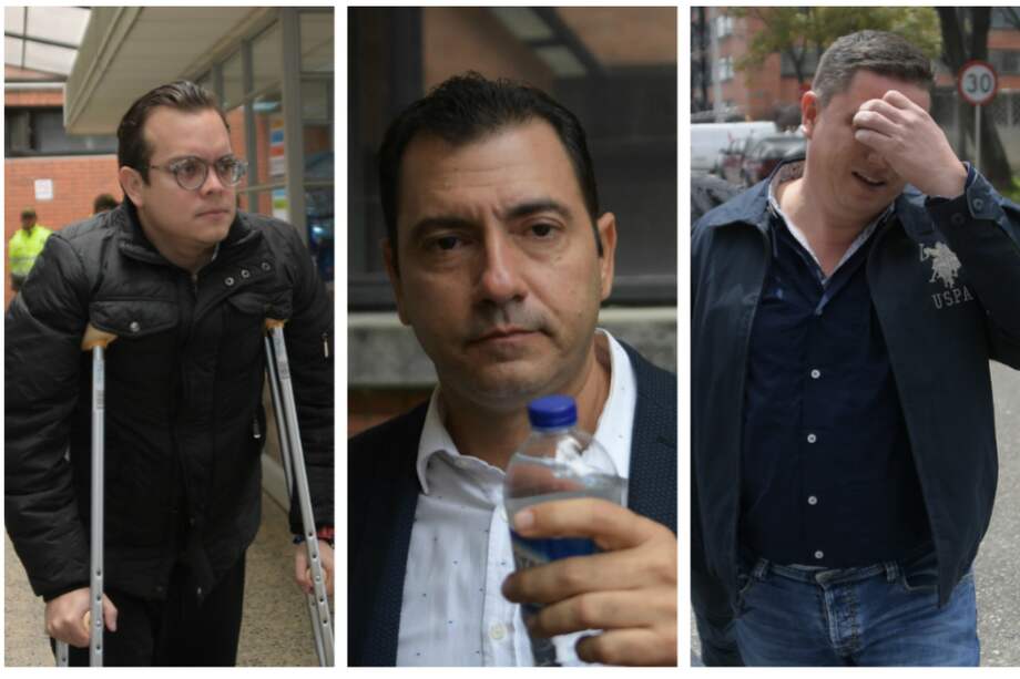 Felipe Rodríguez, Richard Náder Ordosgoitia y Ronald Ruiz ya fueron capturados por las autoridades por su presunta responsabilidad en el escándalo de corrupción. / Cristian Garavito - El Espectador
