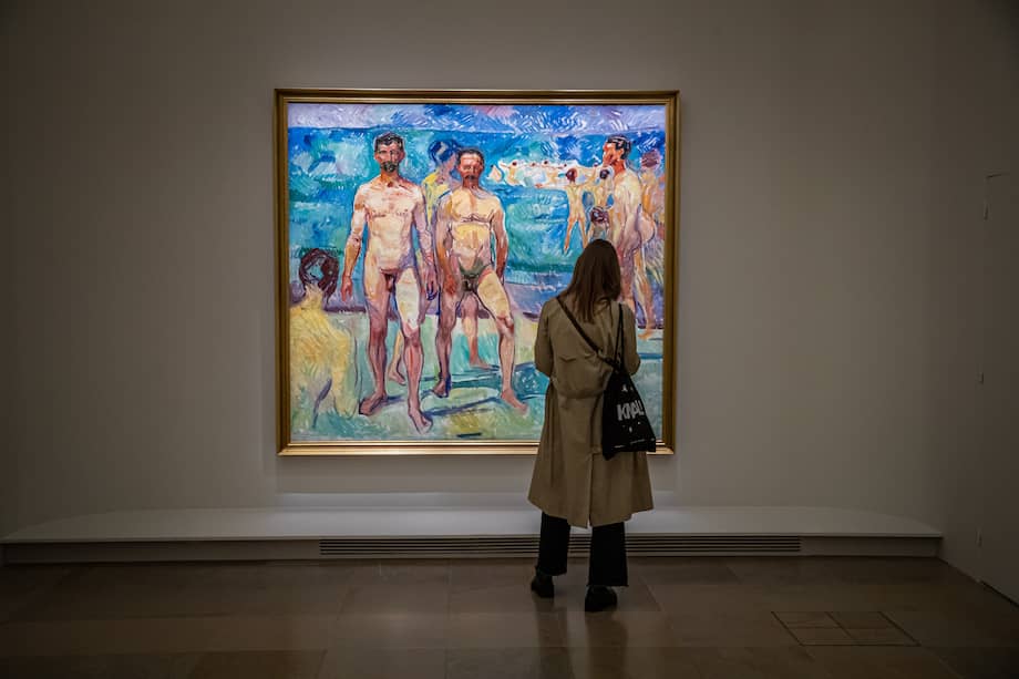 El pintor Edvard Munch dejó un legado pictórico de más de mil obras. EFE/EPA/CHRISTOPHE PETIT TESSON