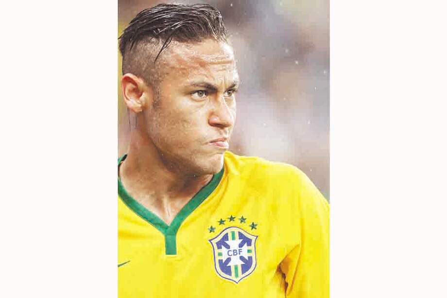 Neymar, la estrella brasileña. AFP
