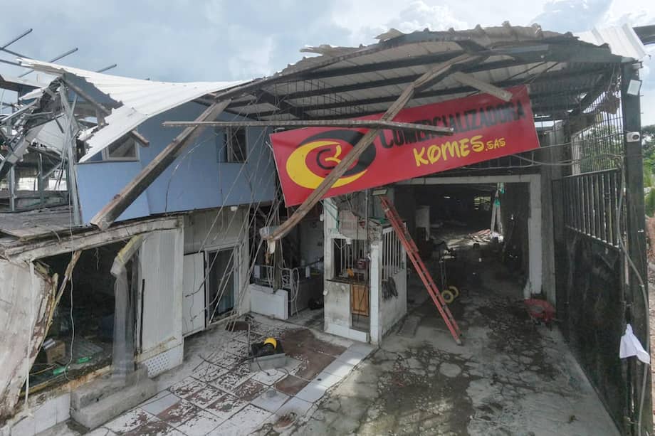 Imagen del municipio Unión Panamericana, en el Chocó, uno de los departamentos más afectados por el terremoto.