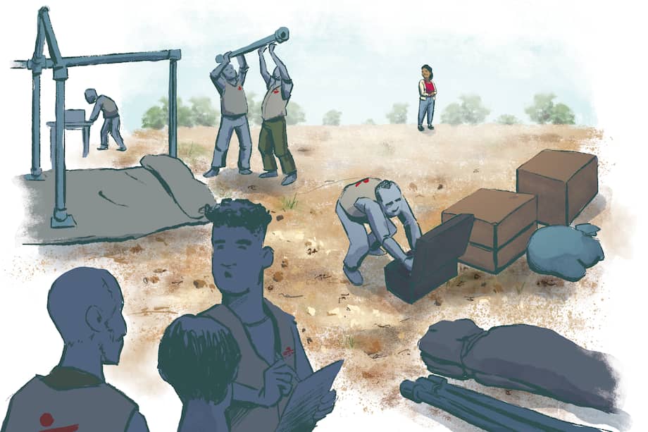 Los hospitales se tienen que improvisar en espacios como los colegios veredales.