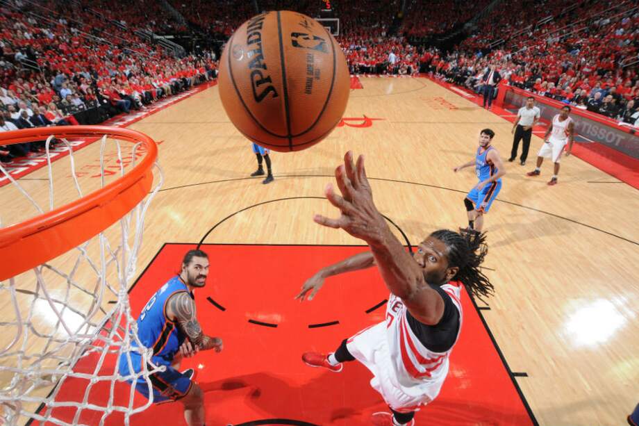 Los Rockets ganaron la serie frente al Oklahoma City Thunder. / AFP
