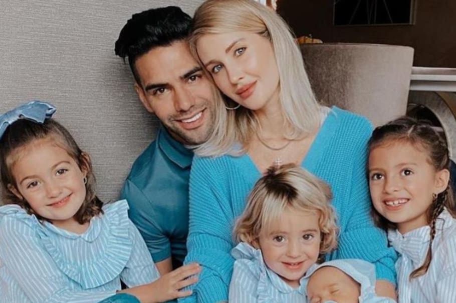 Falcao y sus hijos
