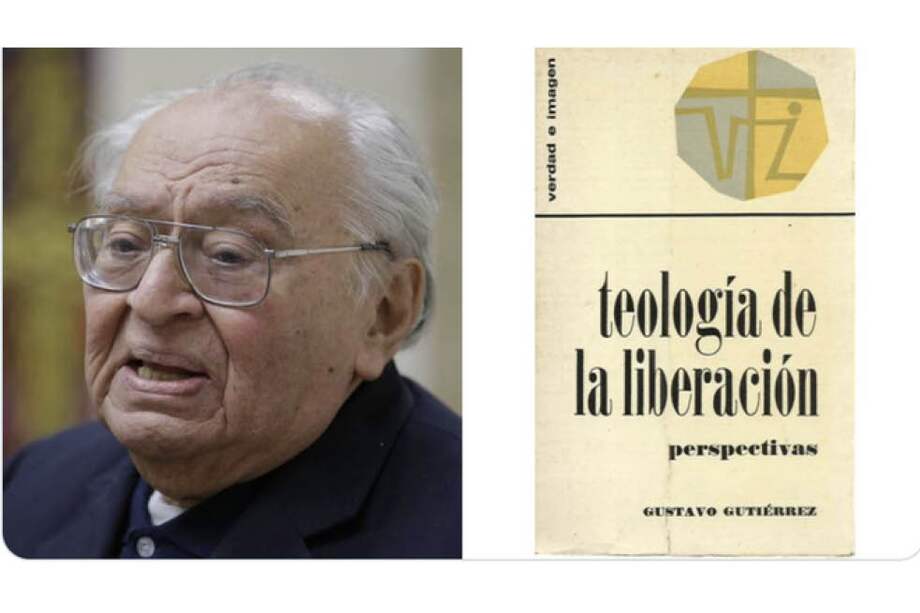 Gustavo Gutiérrez y su clásico libro.