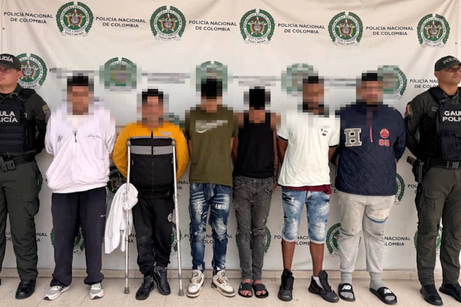 Seis presuntos integrantes del "Tren de Aragua" fueron capturados por extorsión, homicidio y desaparición forzada.