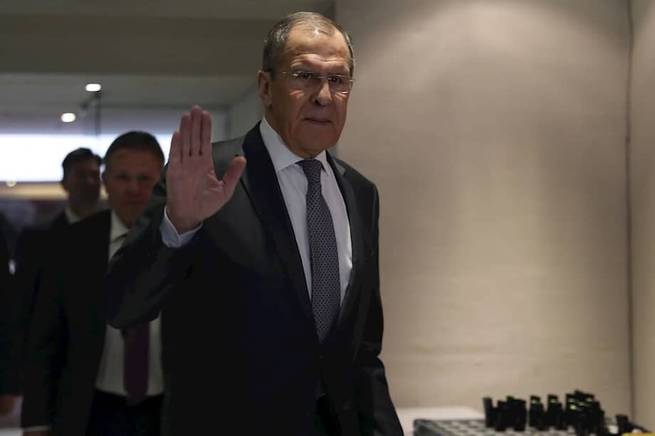 Serguéi Lavrov, ministro de Relaciones Exteriores de Rusia, de visita en México. / AFP