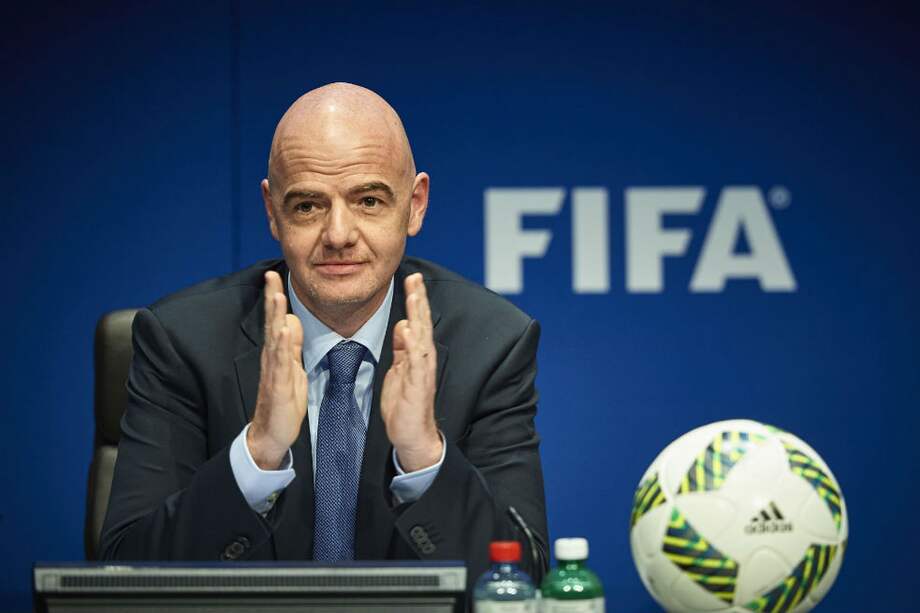 Gianni Infantino, presidente de la Fifa. / AFP