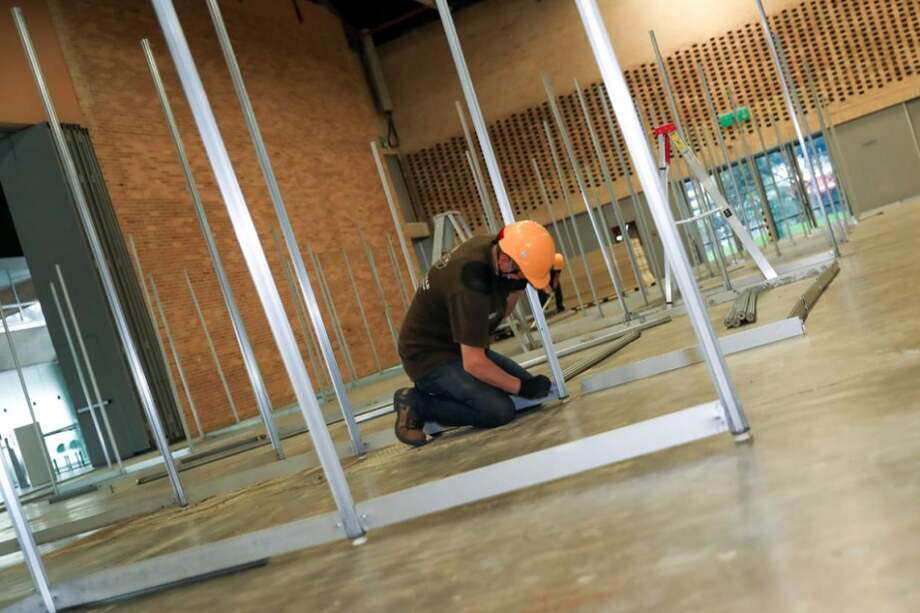 Este lugar contará con un banco de alimentos y de medicamentos. Solo será utilizado en el eventual caso de que se desborde la capacidad hospitalaria que tiene Bogotá. / Cortesía