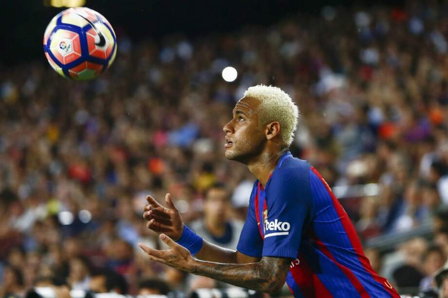 Neymar, delantero de la selección brasilera y del Fútbol Club Barcelona. / EFE
