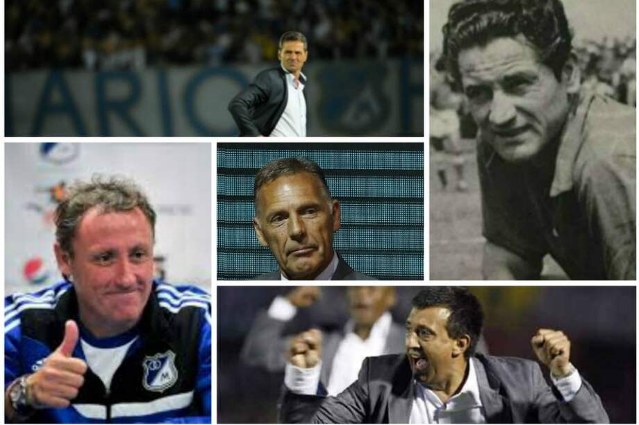 Diego Cocca, Adolfo Pedernera, Ricardo Lunari, Miguél Ángel Russo y Mario Vanemerak.