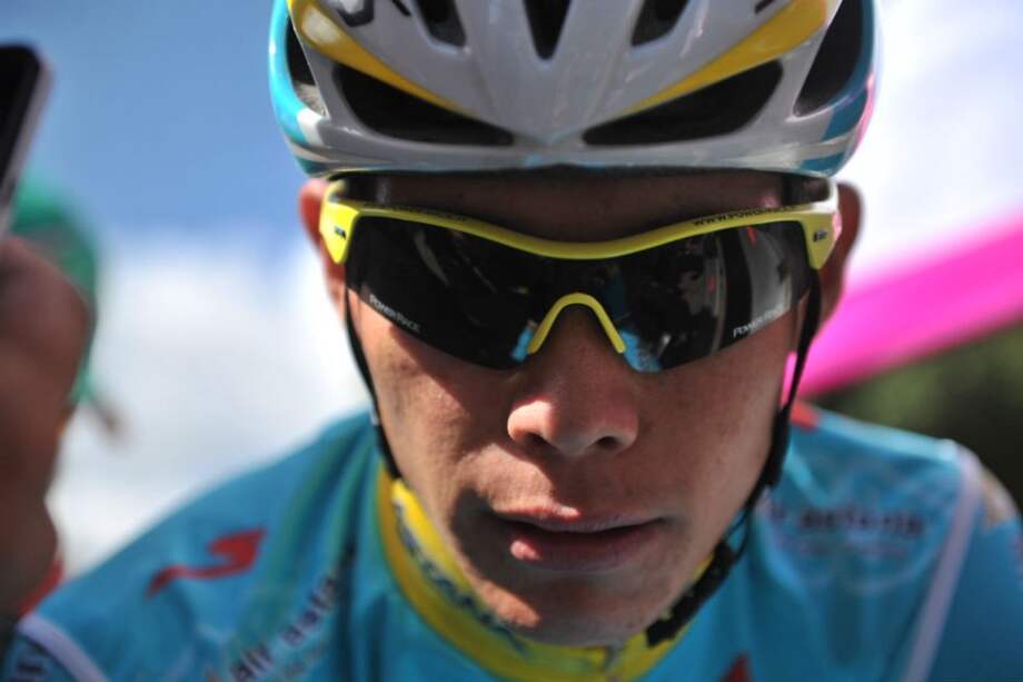 Miguel Ángel López se retiró de la Vuelta a España. Foto: Andrés Torres