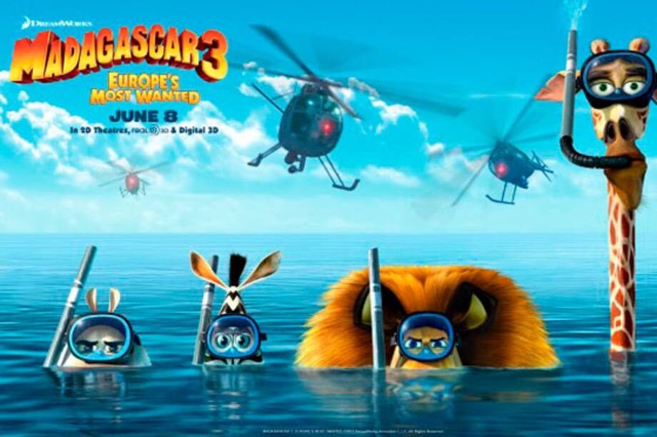 Madagascar 3, solo en cines