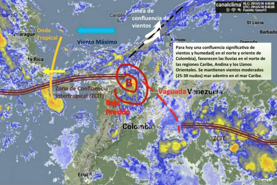 Pronóstico del clima para este 30 de mayo