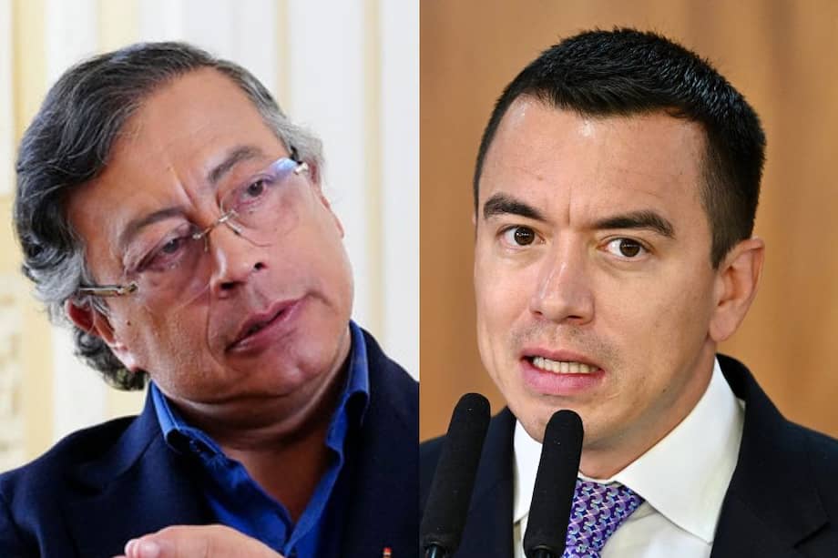 El presidente Gustavo Petro rechazó la imposición de aranceles del 30 % por parte del mandatario ecuatoriano, Daniel Noboa.