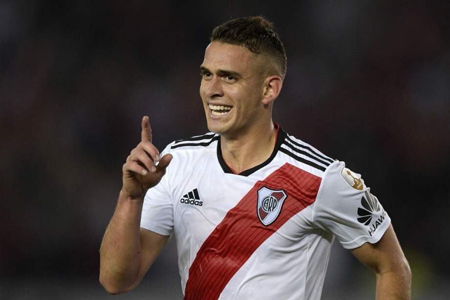 Santos Borré llegó al equipo argentino en 2017. / AFP