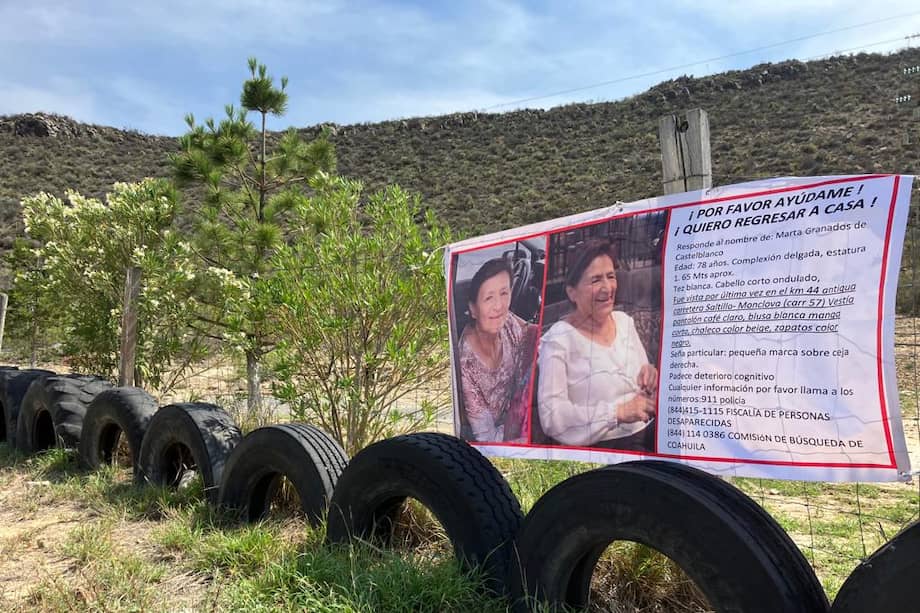 Marta Granados de Castelblanco, una colombiana de 79 años y residente en México, lleva tres meses desaparecida en ese país.