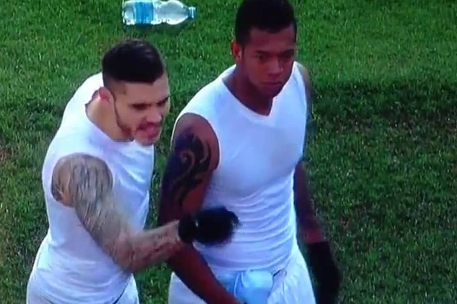 Mauricio Icardi y Freddy Guarín.