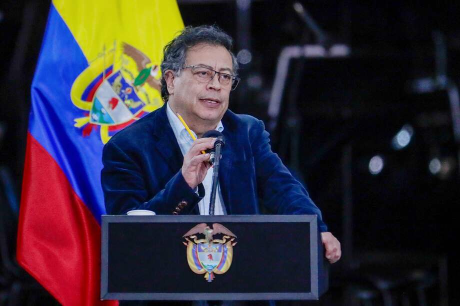El presidente de Colombia, Gustavo Petro.