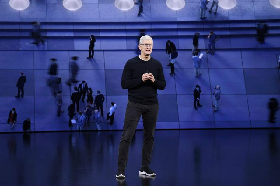 Tim Cook, director ejecutivo de Apple. / Bloomberg.