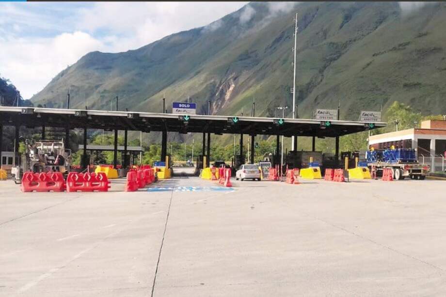 Peaje en la vía Bogotá-Villavicencio.