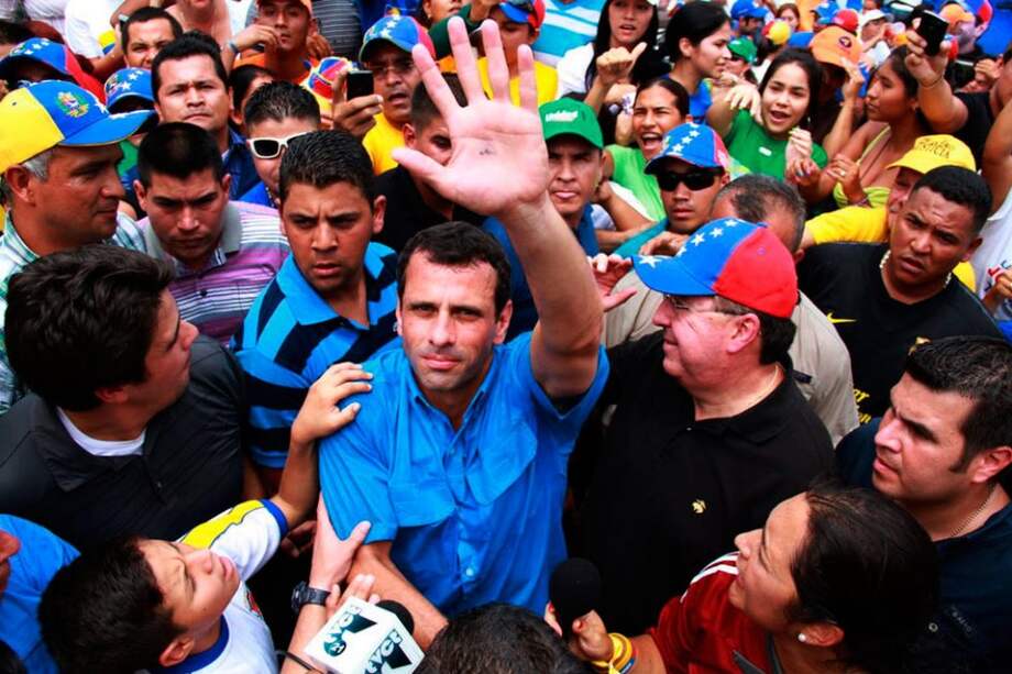 Henrique Capriles, candidato a la presidencia de Venezuela. Foto: EFE