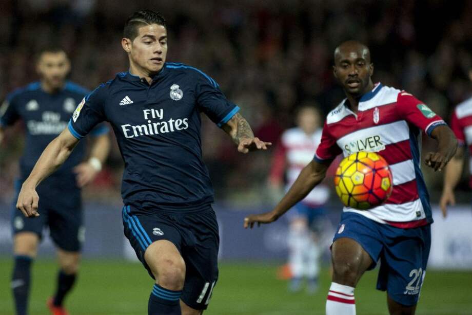 James Rodríguez podría continuar como titular del Madrid. Foto: AFP