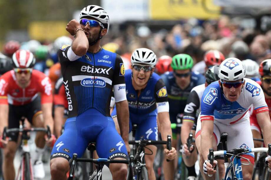 Fernando Gaviria, ciclista del Quick Step Floors. Foto: AFP