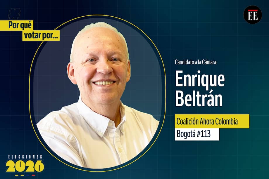 Candidato a la Cámara Enrique Beltrán.
