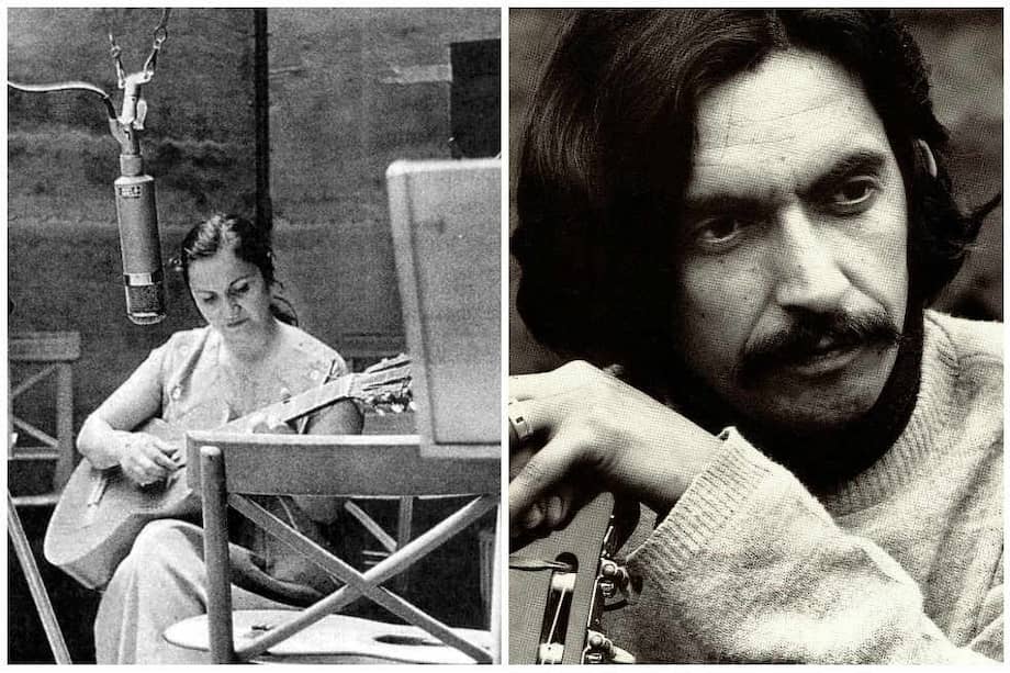 Violeta Parra, Ángel Parra. /Archivo