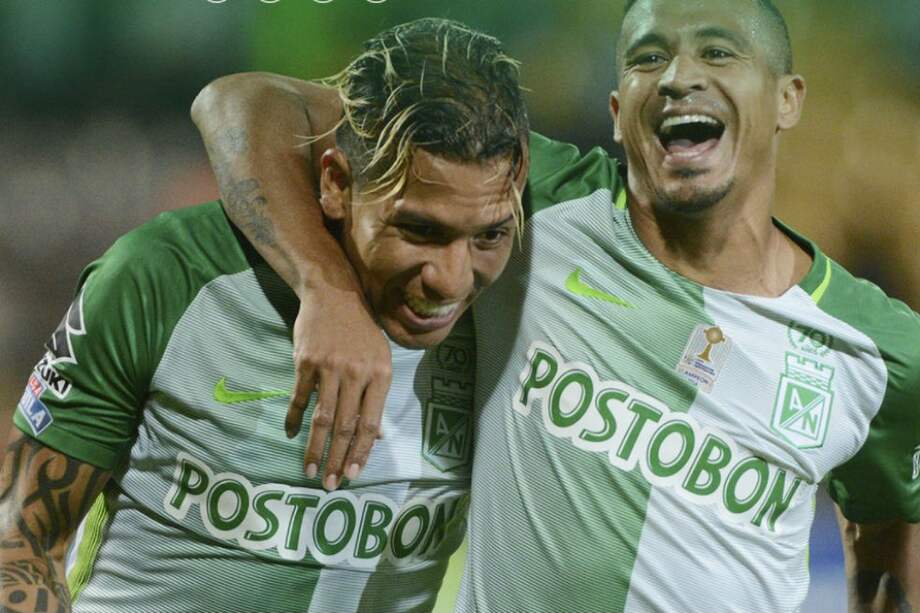 Dayro Moreno y Macnelly Torres celebrando el tanto contra el conjunto opita / @nacionaloficial