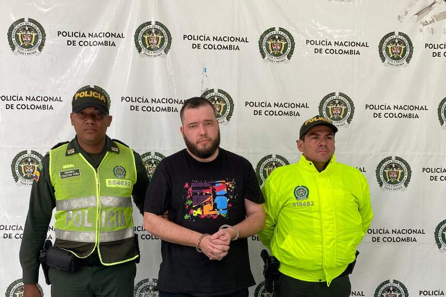 Captura de alias Comandante Thomas./ Cortesía Policía.