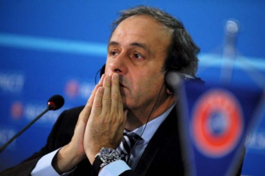 Michel Platini, presidente de la UEFA / AFP