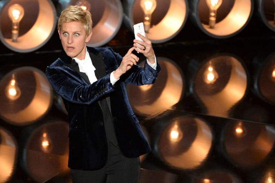 Ellen DeGeneres presentando los Óscar 2014.