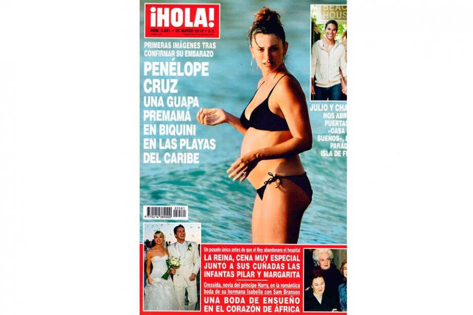 Penélope Cruz en la portada de la revista ¡Hola!. / Bang Showbiz