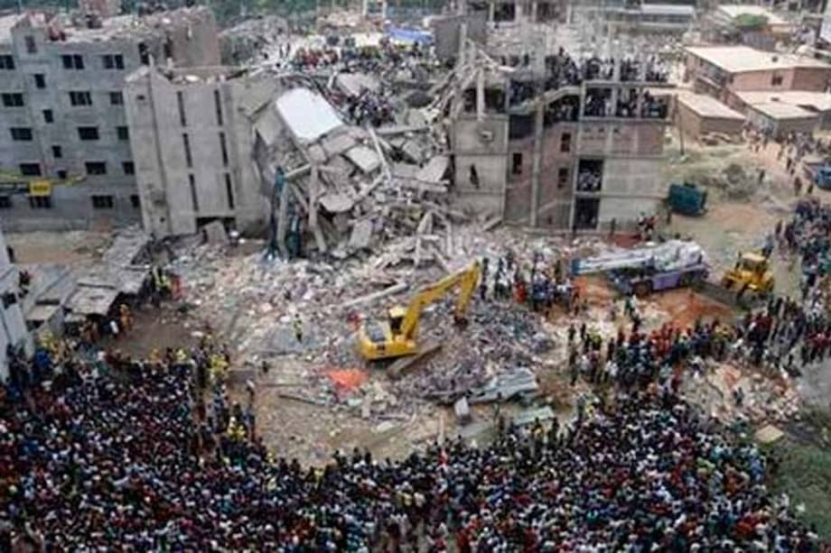 Más de 500 muertos dejó derrumbe de edificio en Bangladesh, dice informe final