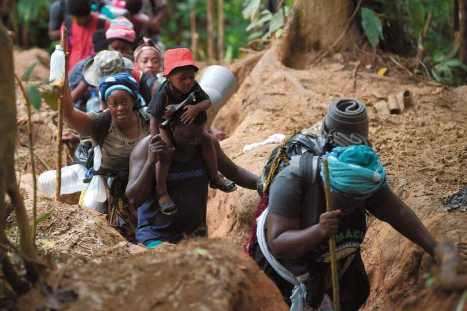 La cifra de migrantes de los primeros nueve meses de 2021 triplicó los 30.000 en la misma ruta registrados durante 2016.