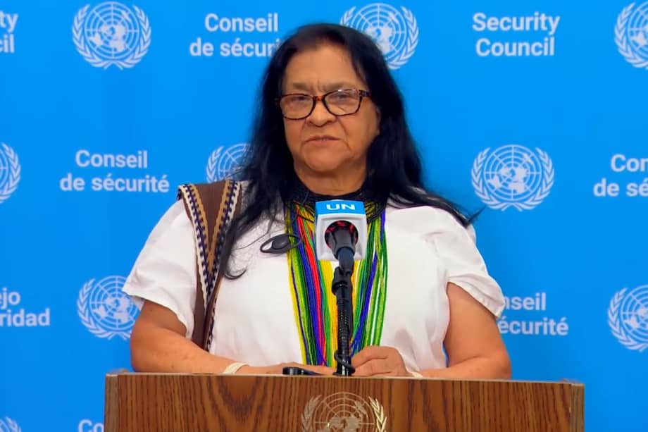La embajadora Leonor Zalabata Torres, Representante Permanente de Colombia ante las Naciones Unidas.