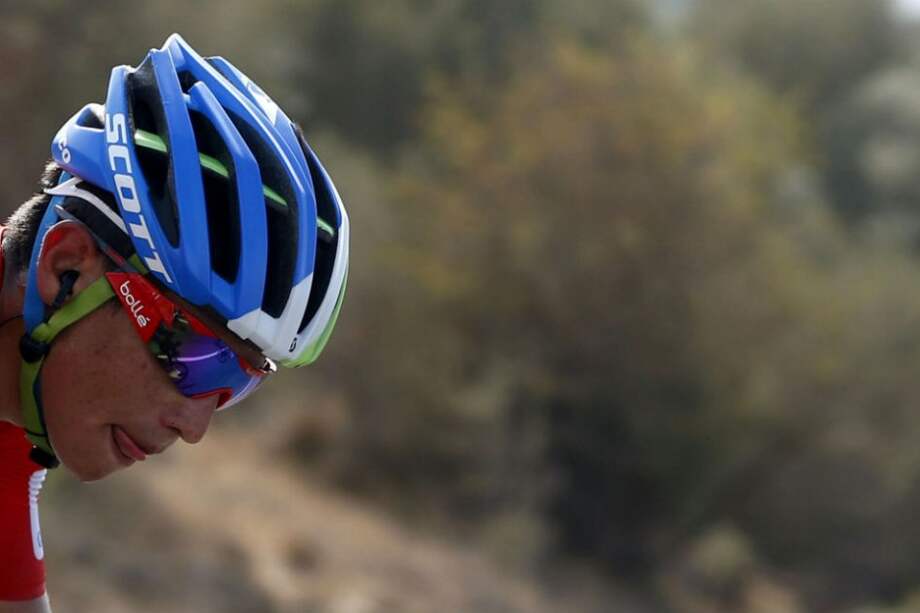 Esteban Chaves es tercero en la Vuelta a España. Foto: AFP