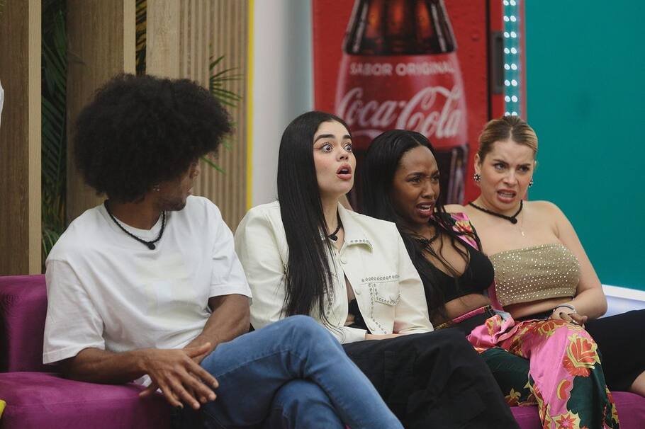 Esta fue la cara que le quedó a 'La Segura' cuando recibió la noticia de su nominación en 'La casa de los famosos'.