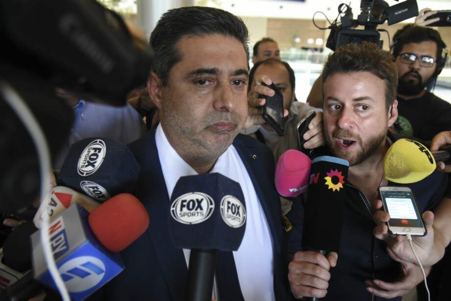 Daniel Angelici, presidente de Boca Juniors. / AFP