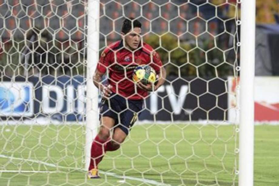 Germán Cano, delantero del Independiente Medellín.