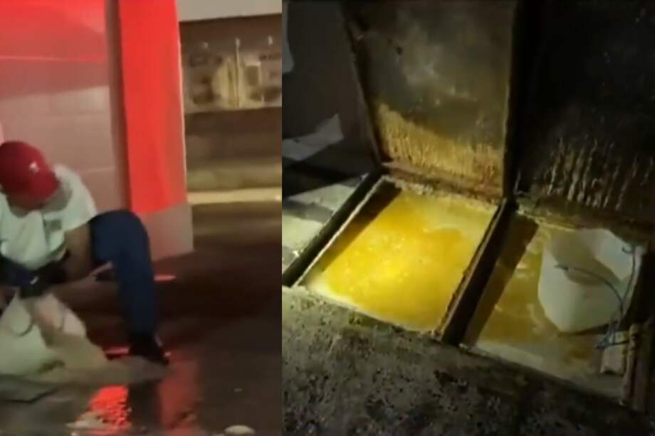 La comunidad evidenció el hecho con varias grabaciones