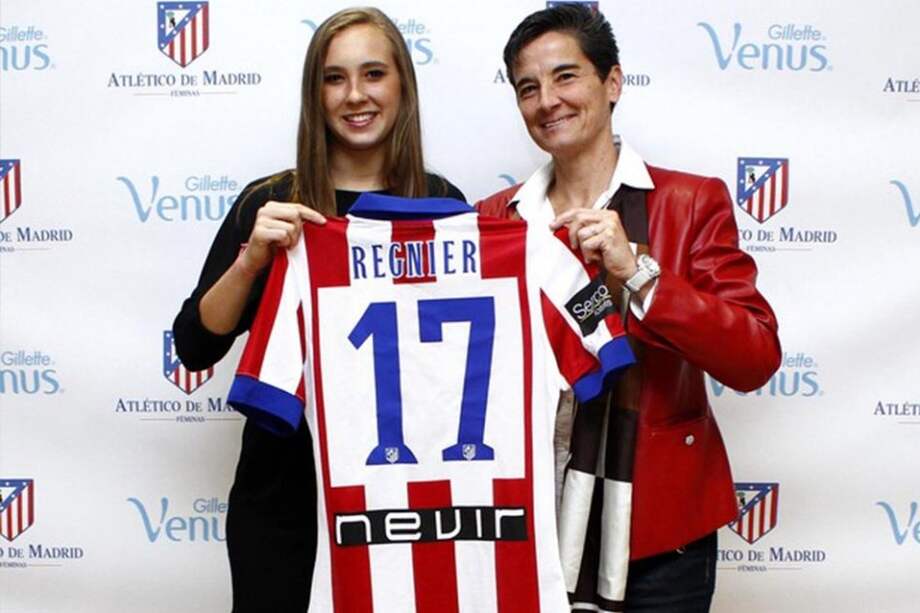 Nicol Regnier, nueva delantera del Atlético de Madrid feminas 'B'. Foto: Atlético de Madrid